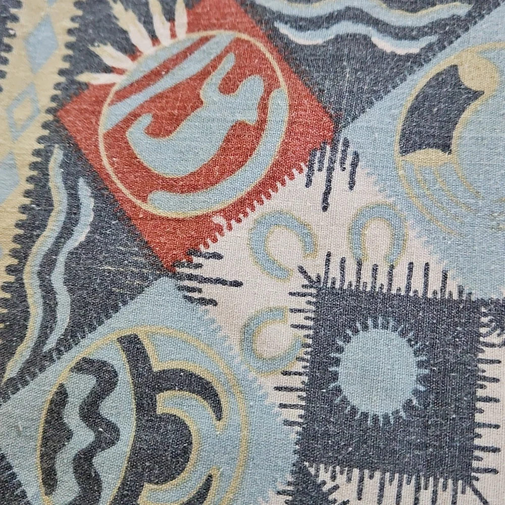 Vintage Southwestern Native American Bandana Made In The USA